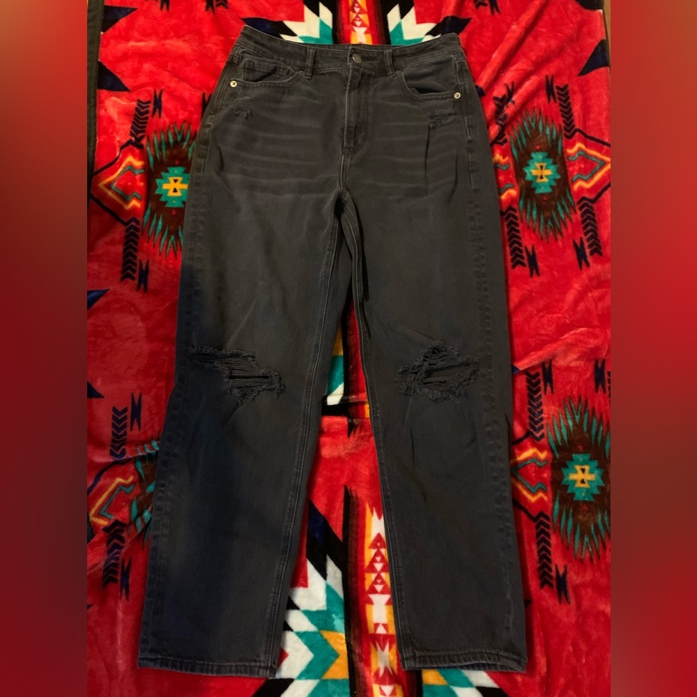 AMERICAN EAGLE mom/straight jeans ankle